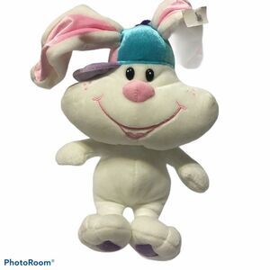 Dan Dee plush bunny large face propeller hat 19"